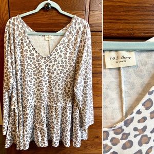 Boutique Ruffled Babydoll Top 3x